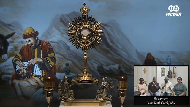 Eucharistic Adoration led by Mustardseed | Pray with the Holy Father Jan 2022 смотреть онлайн