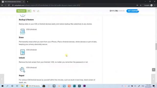 20% Off Wondershare Dr.fone Full Toolkit Discount Coupon Code смотреть онлайн