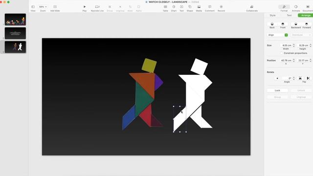 APPLE KEYNOTE | CREATING FIGURES WITH SHAPES (Follow Tutorial) смотреть онлайн