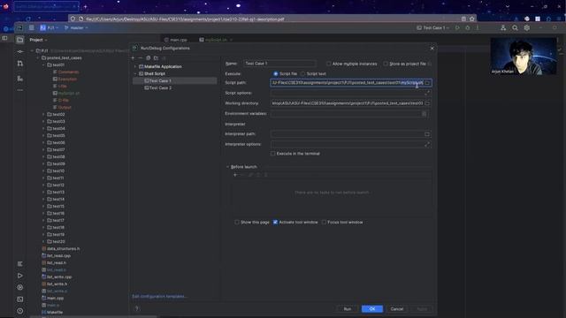 CSE 310 Automating checking test cases with CLion смотреть онлайн