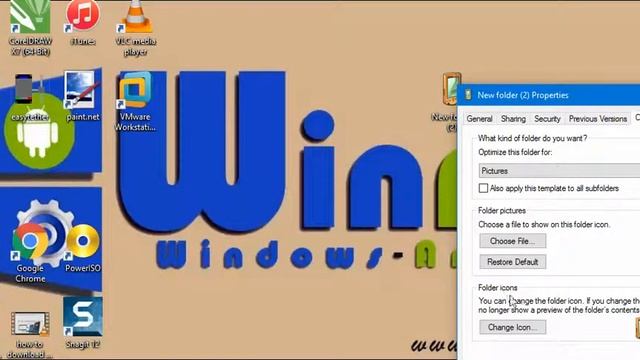 how to change folder icon in windows смотреть онлайн