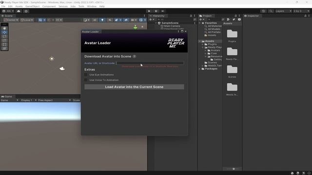 Ready Player Me SDK Integration in Unity смотреть онлайн