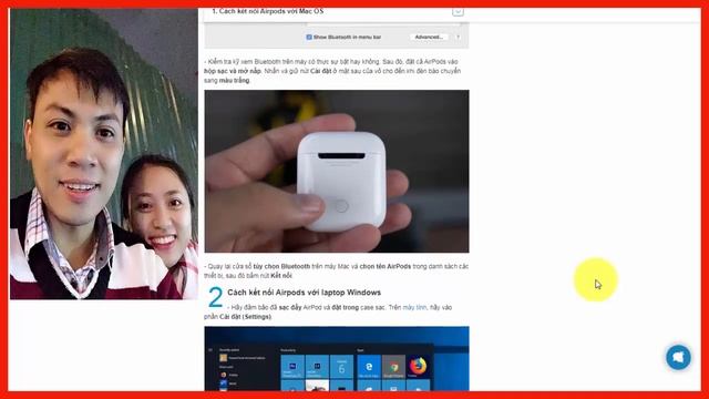 Hướng Dẫn Kết Nối Airpods Với Macbook , Laptop Windows 10 Đơn Giản│Xôi Chiên Phan Rang смотреть онлайн