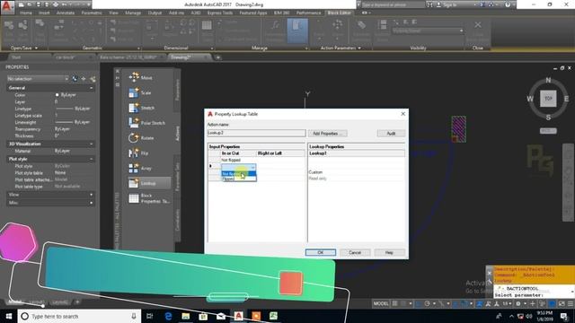 AutoCAD Dynamic Block Tutorial - Part-08 - Lookup Parameter, Create Combinations | PG Tutorials смотреть онлайн