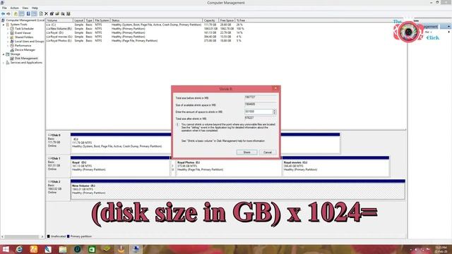 How to create HDD partition in windows7/8/10 ? ll HINDI ll THE ROYAL CLICK ll смотреть онлайн