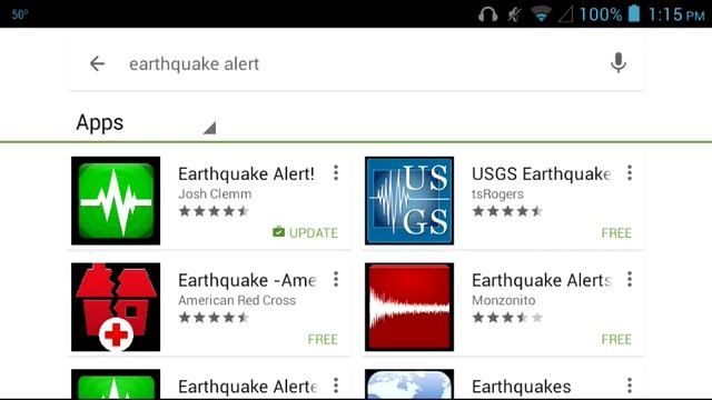 Android Apps 4 Survival. Earthquake Alert. смотреть онлайн