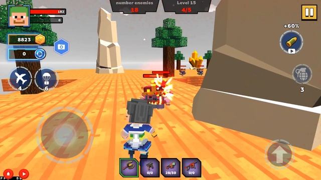 Fire Craft: 3D Pixel World - Gameplay Walkthrough Part 3 (iOS, Android) смотреть онлайн