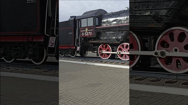 Паровоз в городе Рыбинск