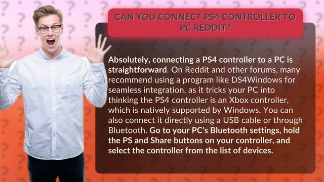 Can you connect PS4 controller to PC Reddit? смотреть онлайн
