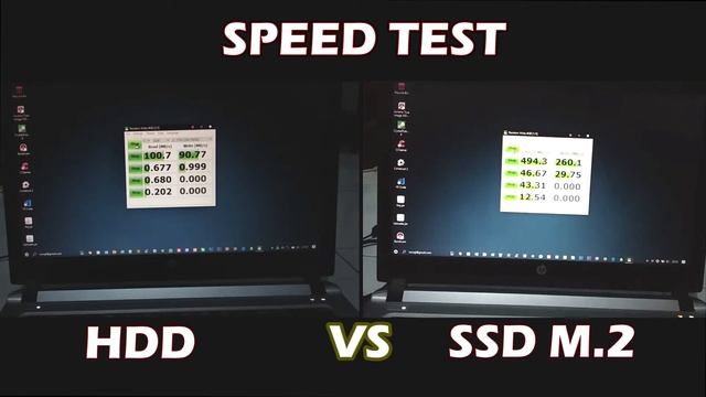 SSD M.2 VS HDD Speed Test | Windows 10 смотреть онлайн