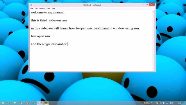how to open mspaint using run смотреть онлайн