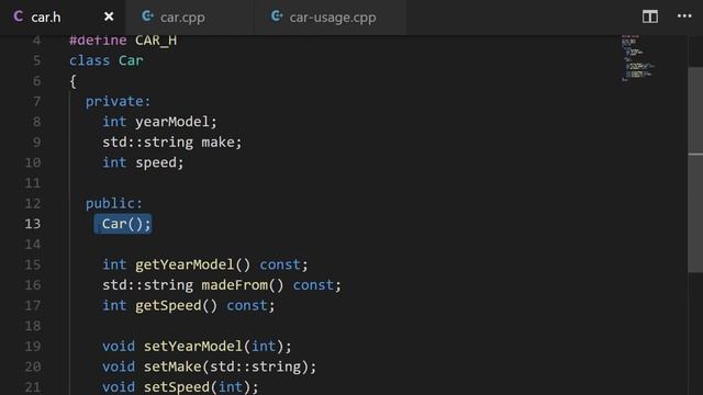 រៀនពីC++ | Using constructors | Classes & Objects[ Intro#03 ] (ភាសាខ្មែរ) смотреть онлайн