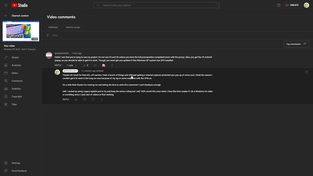 Windows Update Restored Update & Info (@captainter06) смотреть онлайн