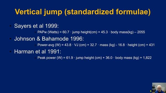 Tests of Anaerobic Power: Jumping-based tests смотреть онлайн