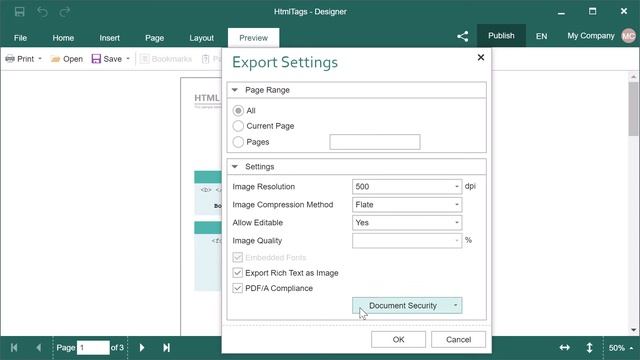 Stimulsoft Reporting Tool. Exporting Report with HTML Tags to PDF File [Release 2021.2] смотреть онлайн