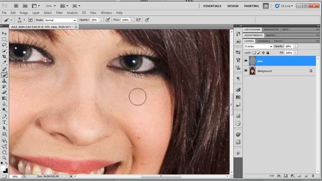 Dodge Burn and paint..lift those eye shadows. смотреть онлайн