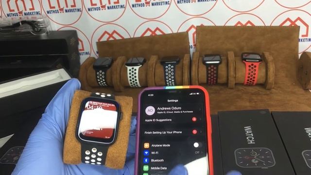 MC72 Pro Smartwatch| Apple Watch 6 Mastercopy|Review| Unboxing смотреть онлайн