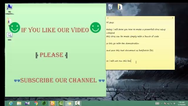 How to make a computer virus free using notepad смотреть онлайн