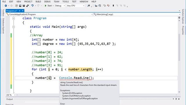 Array C# Course смотреть онлайн