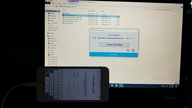 How To Icloud Bypass Iphone 6 Plus Ios 12.4.4 With Window Easily By AMD ROM FIXER