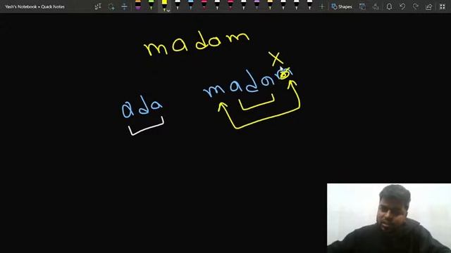 Distinct palindromic substrings | Problem of the Day-22/01/22 | Yash Dwivedi смотреть онлайн