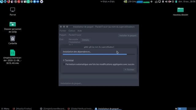 Installation de Cisco Packet tracer 7.3.1 sur Parrot Security 4.10 смотреть онлайн