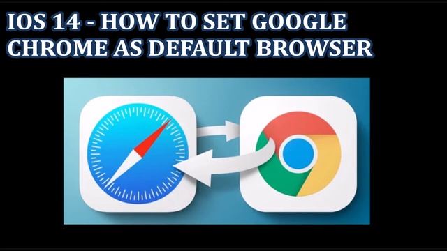 iOS 14 - How to Set Google Chrome as the Default Browser смотреть онлайн