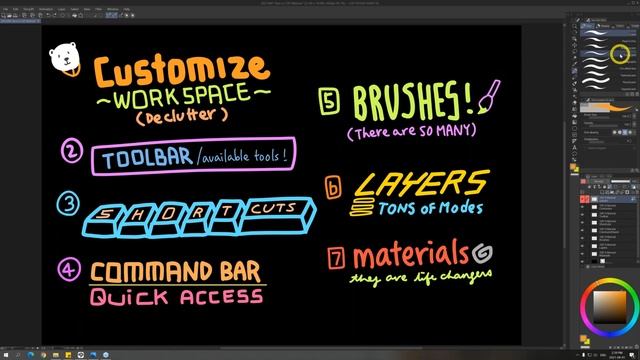 Webinar 🇬🇧 – New to CLIP STUDIO PAINT Learn how to use it! with TheOneWithBear смотреть онлайн