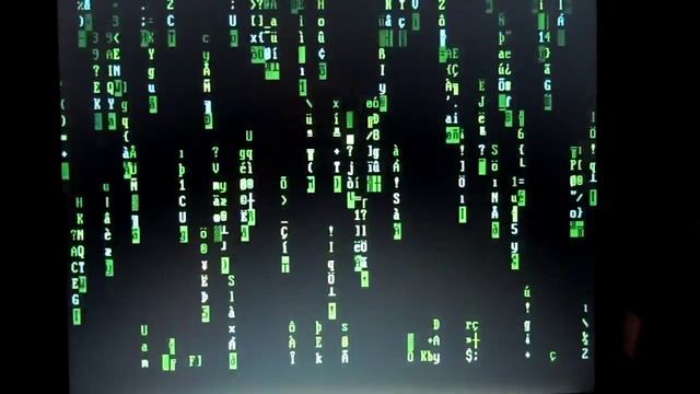 QBasic Matrix screensaver смотреть онлайн