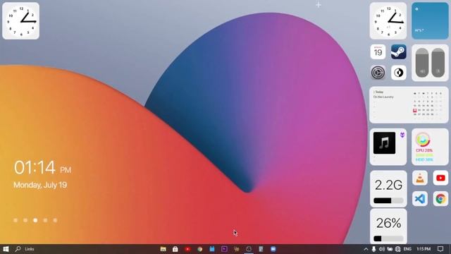 How To Change Windows 10 Desktop Look Like Mac OS Big Sur | TechWiz Hub смотреть онлайн