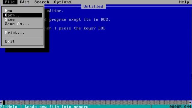 Testing Windows OS's #0 - MS-DOS смотреть онлайн