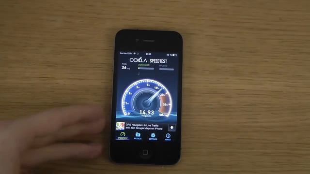 iPhone 4 iOS 7 1 Final Internet Speed Test смотреть онлайн