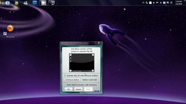 Windows Vista/7 3D Flip Activator (Useful, Mouse Buttons) - HD смотреть онлайн