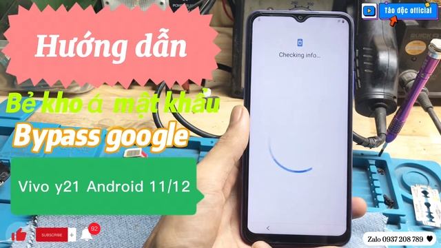 Hướng dẫn bẻ khoá mật khẩu bypass frp google vivo Y21 Android 11/12 смотреть онлайн