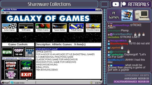 GALAXY OF GAMES: Windows 95 Shareware Compilations (7-17-19) смотреть онлайн