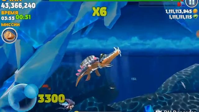 Тестим акул и з Hungry Shark Evolution лео (лиоплевледон) #1 смотреть онлайн