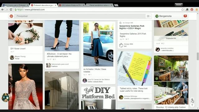 Como usar o Pinterest смотреть онлайн