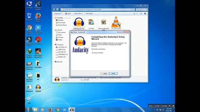 How To Install Audacity For Windows 7! Easy Tutorial смотреть онлайн