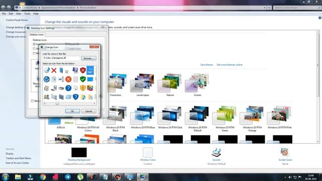 how to change windows 7 icons to 10 icons? смотреть онлайн