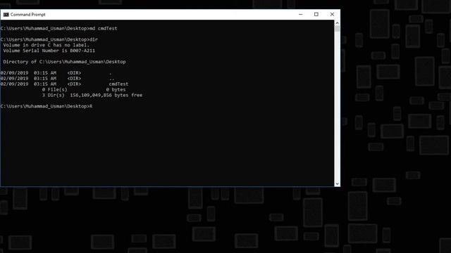 cmd Create, Delete and rename Directories, Windows Command line #2 смотреть онлайн