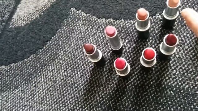 MAC lipstick collection смотреть онлайн