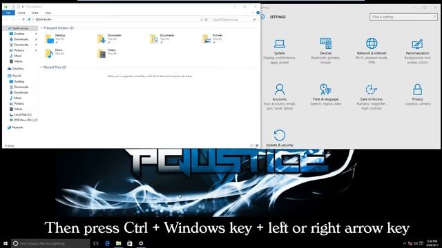 Windows 10 - How to use virtual desktop shortcuts смотреть онлайн