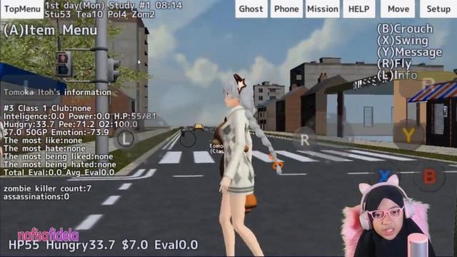 itoh si Sombong !! Tukang Pamer | School Girl Simulator Indonesia | Game Android смотреть онлайн