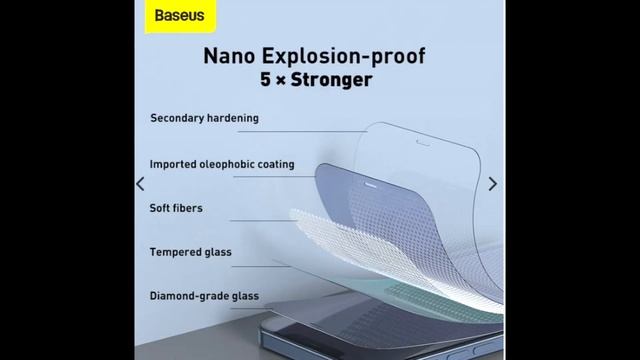 Baseus 2Pcs Tempered Glass For iPhone 13 Pro Max смотреть онлайн