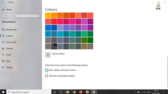 How to Change Taskbar Colour in Windows 10 | Change Colour of Taskbar смотреть онлайн