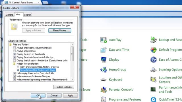 How to hide folder and file in Windows смотреть онлайн