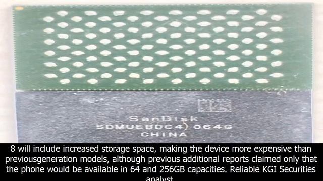 'iphone 8' said to come in 64, 256, and 512gb storage capacities, all with 3gb of ram смотреть онлайн
