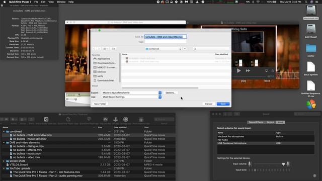The QuickTime Pro 7 Fiasco - Part 3 - Export Options смотреть онлайн