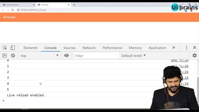 17. Arrays Concept in JavaScript | javascript tutorial | UiBrains | NAVEEN SAGGAM смотреть онлайн