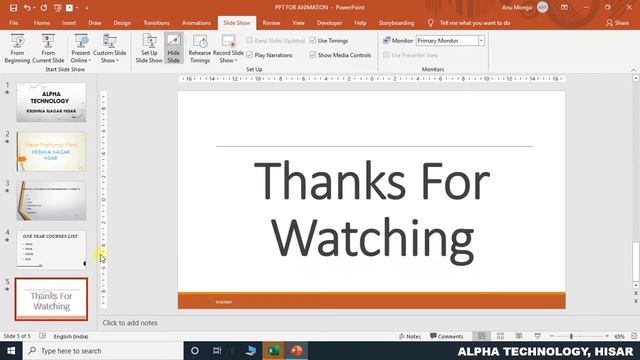 Slide Show Tab in PowerPoint 2019 in Hindi || By : Pooja Bhardwaj смотреть онлайн
